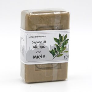 SAPONE DI ALEPPO - 10% con MIELE